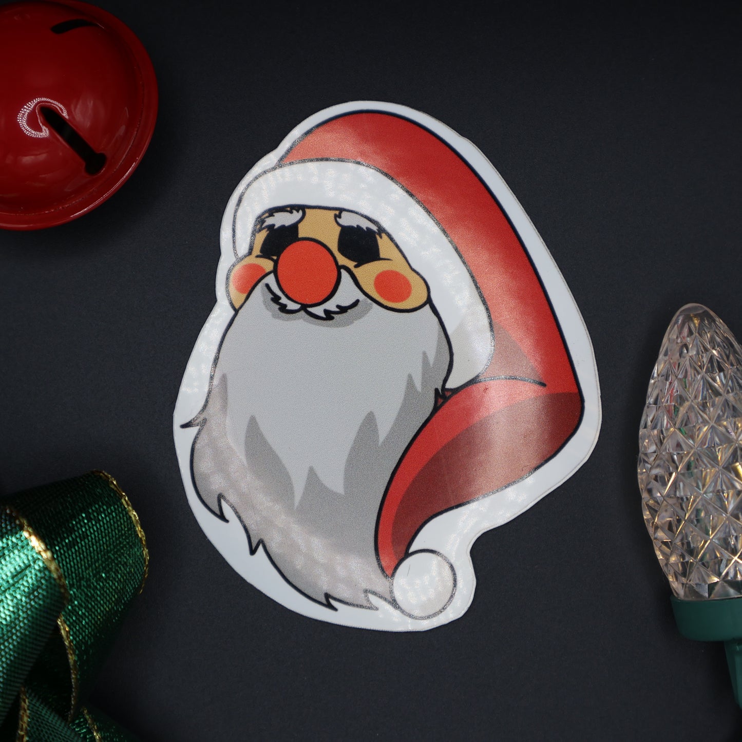 Santa Claus Clown Vinyl Sticker