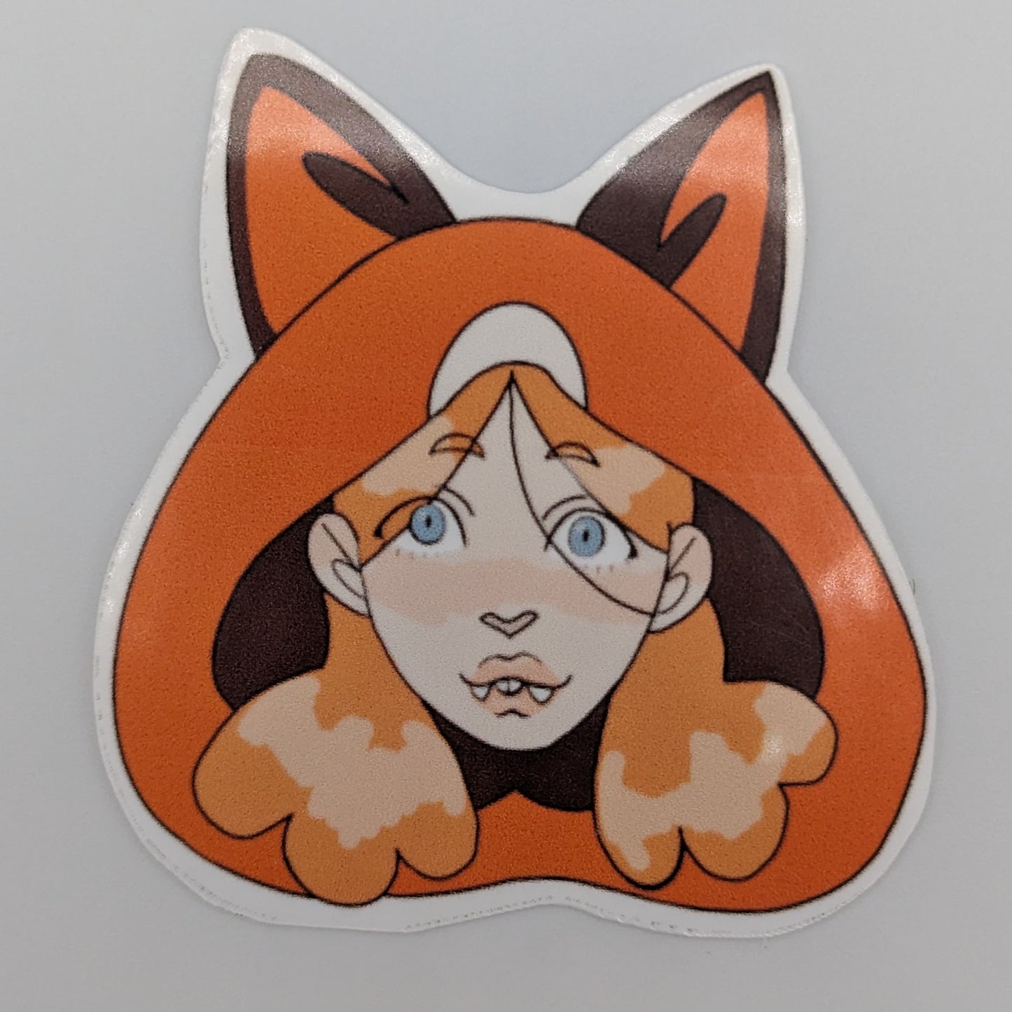 Fox Hood Vinyl Sticker