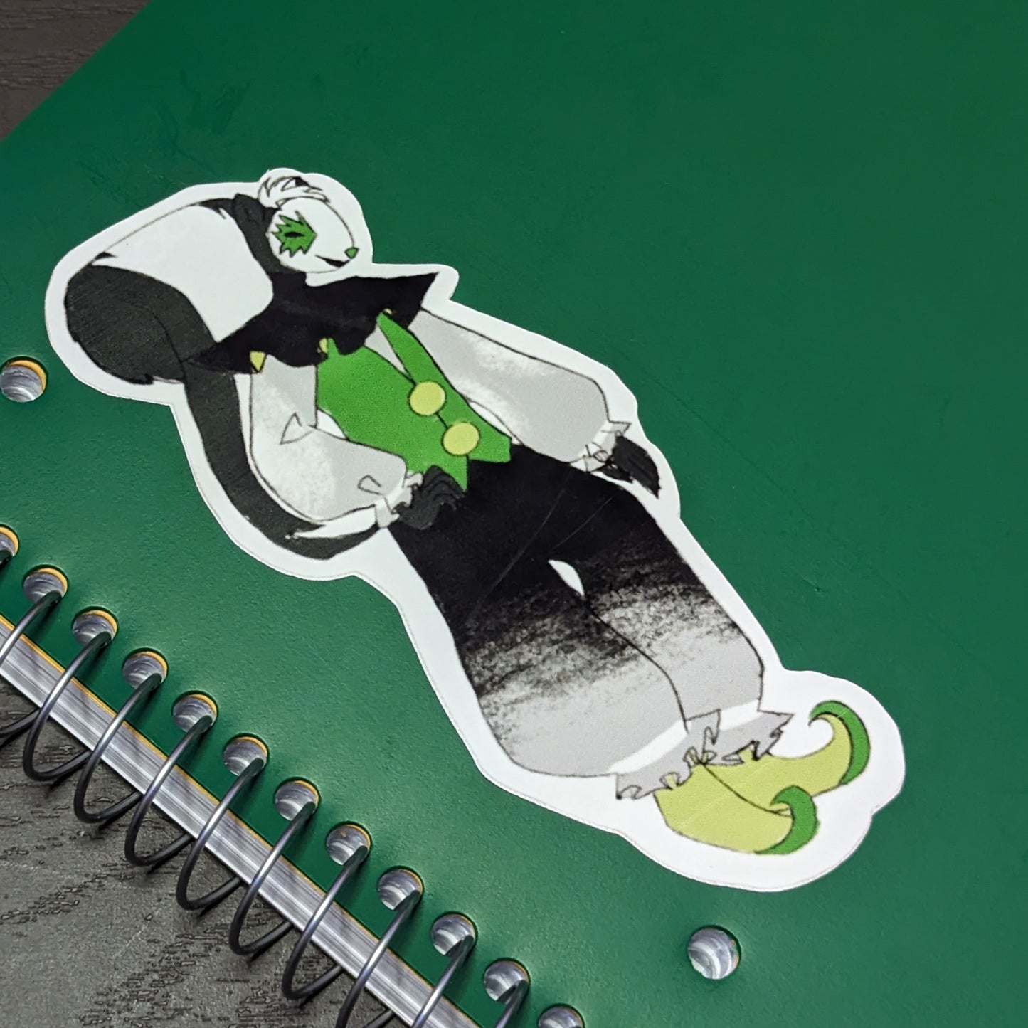 Petunia - Aromantic Skunk Clown Vinyl Sticker